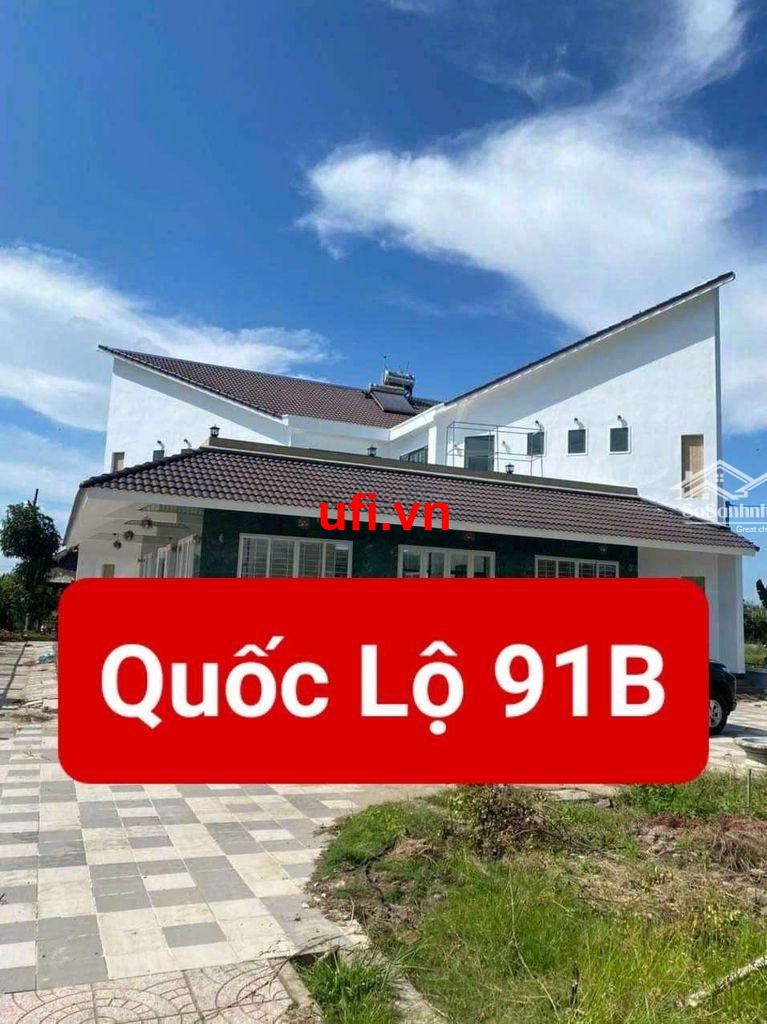 "Bán biệt thự gần 3.000m² mặt tiền quốc lộ 91b"