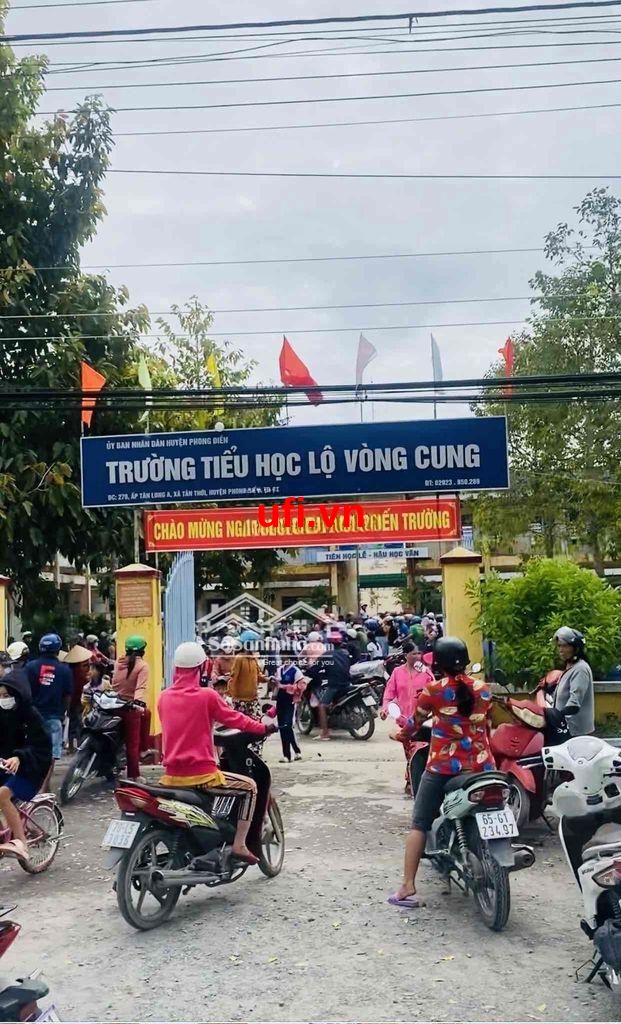 "Bán nền thổ cư gần trường tiểu học lộ vòng cung"