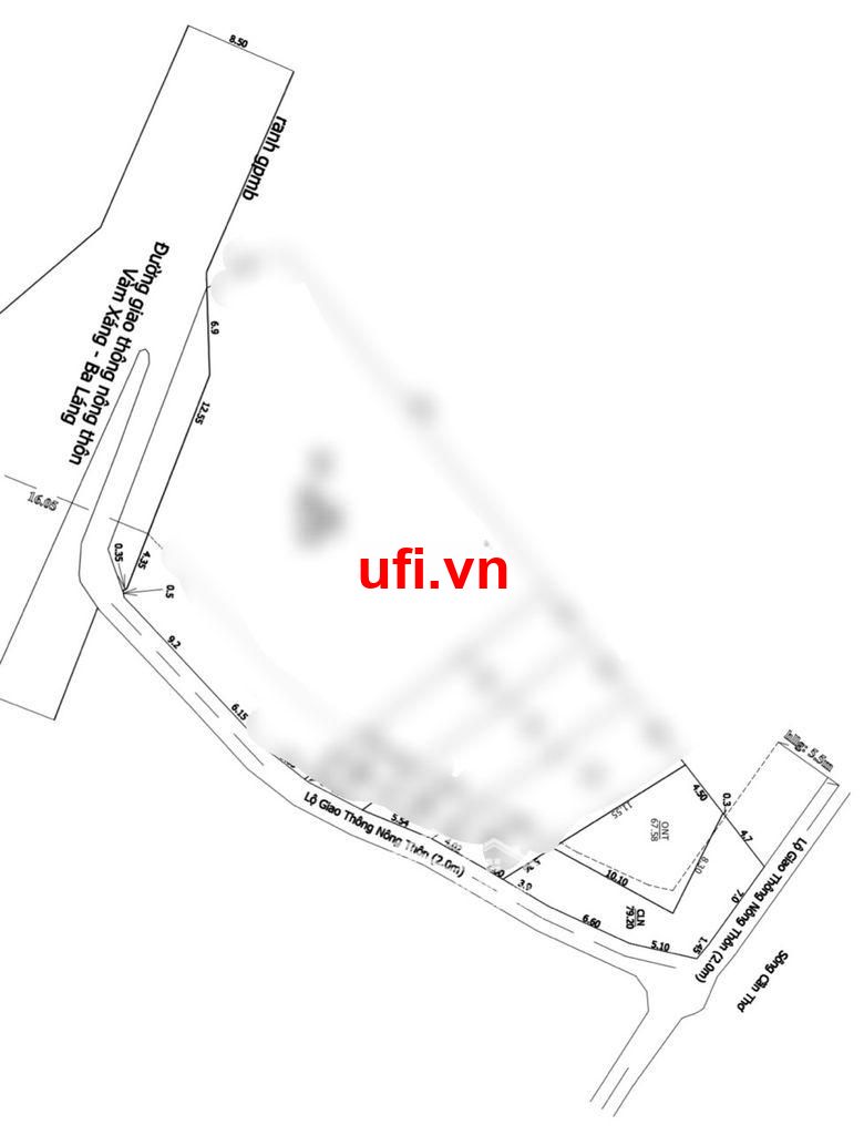 "Nền góc 2 mặt tiền 15x16=146m2 thổ cư giá 680 triệu đ.vàm xáng ba láng"