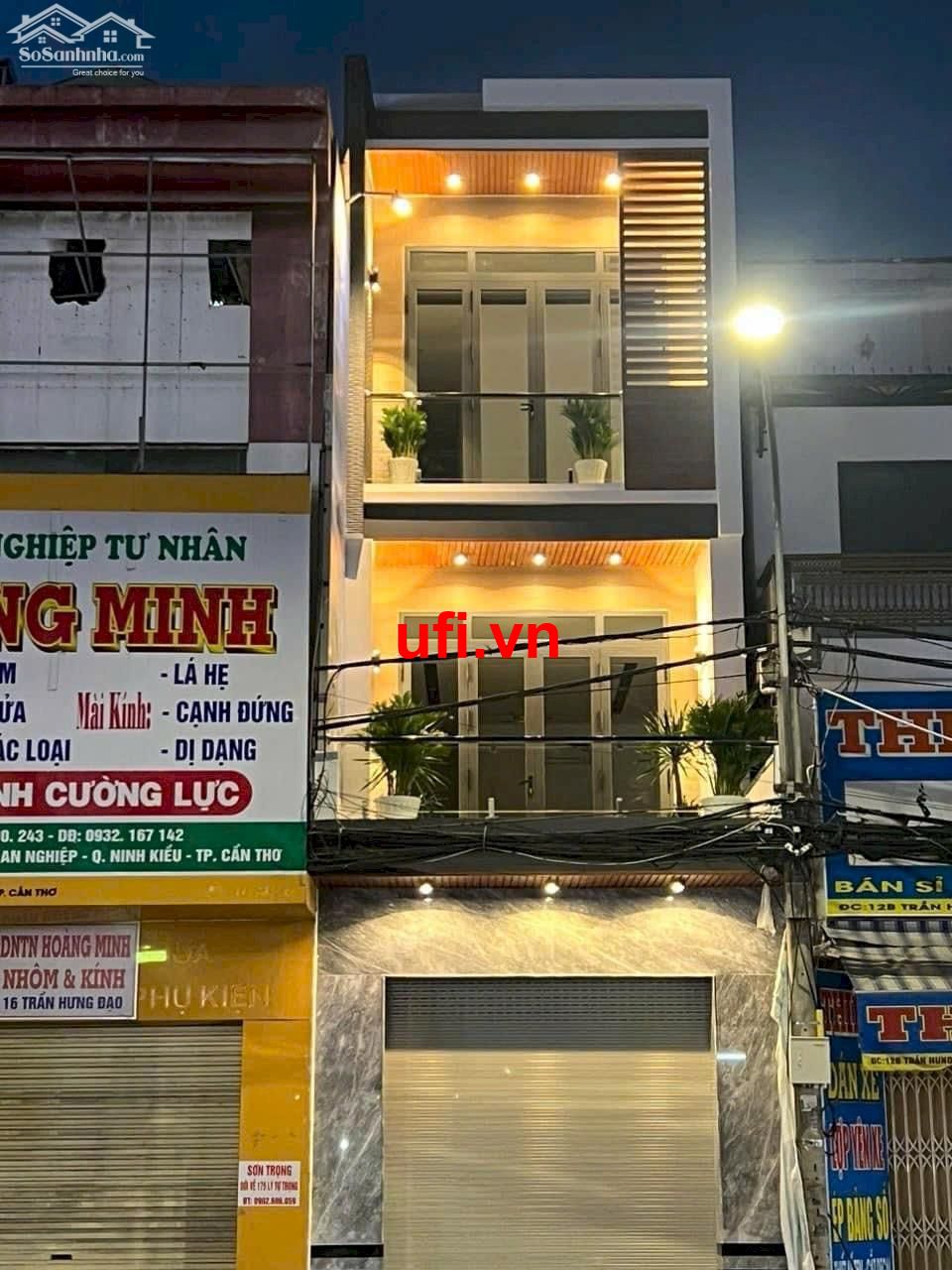 "Nhà 1 trệt 2 lầu mới đẹp lung linh -.mặt tiền đường trần hưng đạo - ninh kiều - tpct"