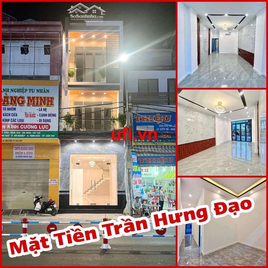 "Nhà mặt tiền trần hưng đạo trung tâm cần thơ"