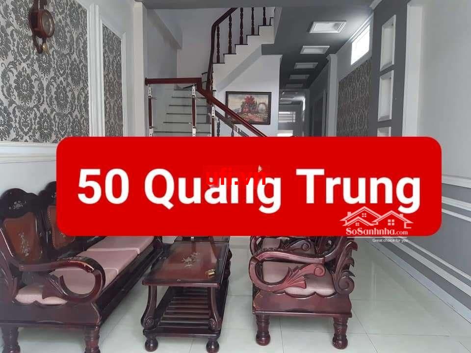 "Nhà trệt lầu đẹp nở hậu trục chính hẻm 5 quang trung"