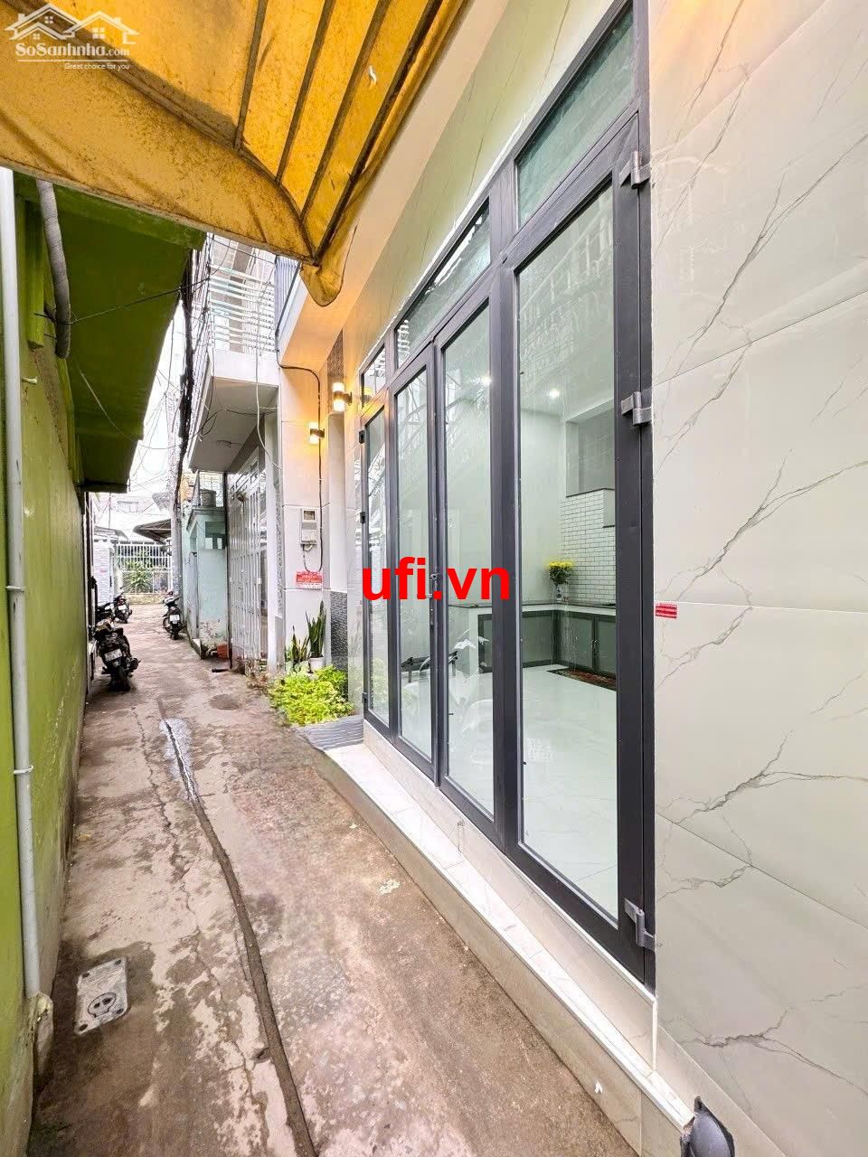 "Nhà trệt lầu hẻm 107/60 hoàng văn thụ - cách chợ an cư 30m