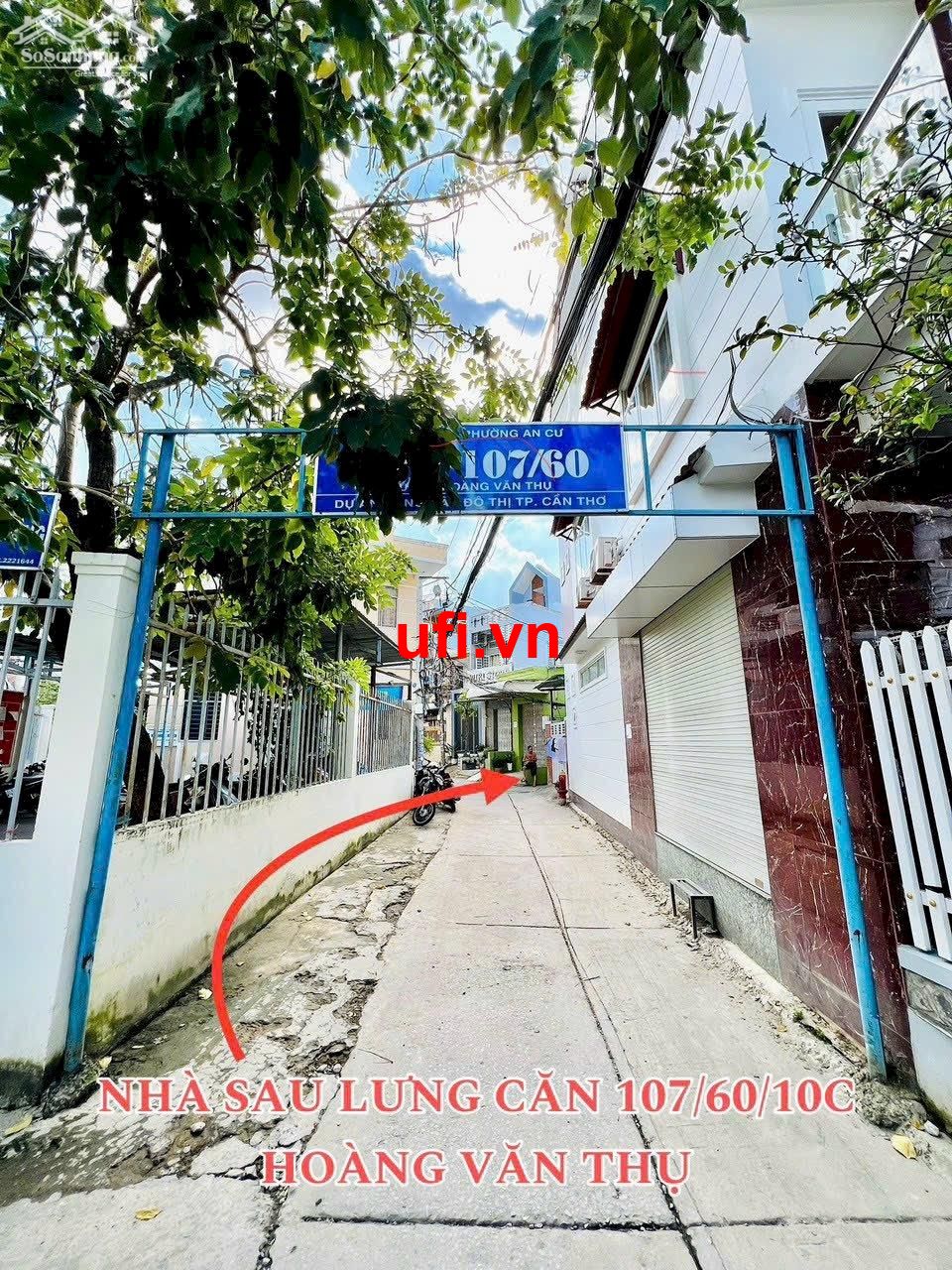 "Nhà trệt lầu hoàn công - hẻm 107 hoàng văn thụ