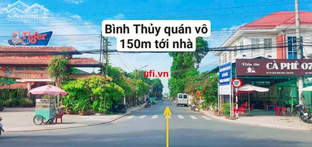 khu phía sau lưng bình thuỷ quán vào 150mét"