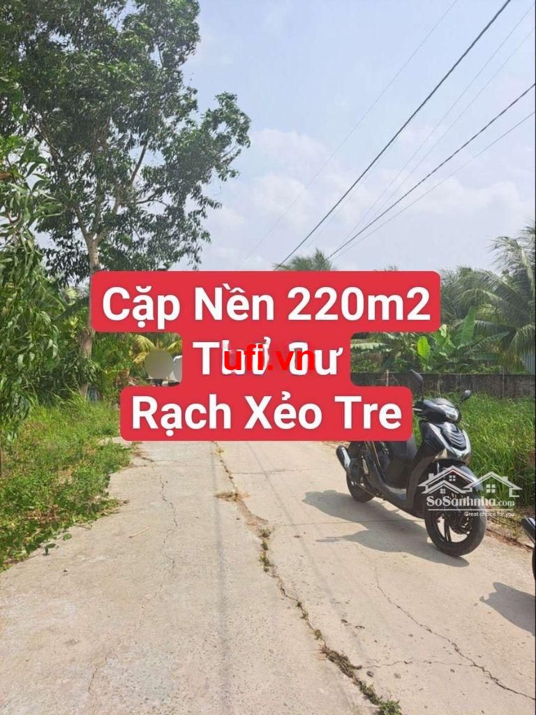 "Chủ ngộp bán gấp cặp nền rạch xẻo tre